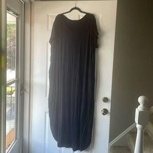 Long plus black dress